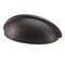 South Main Hardware 3 in. (76 mm) Oil Rubbed Bronze Bin Cup Drawer Pull (10PK) SH3870-OR-10 - alternate 3